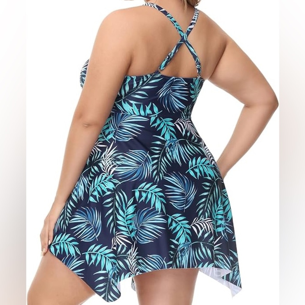 Hanna Nikole NWT 2-Piece Swim Set, 28W - Picture 4 of 16